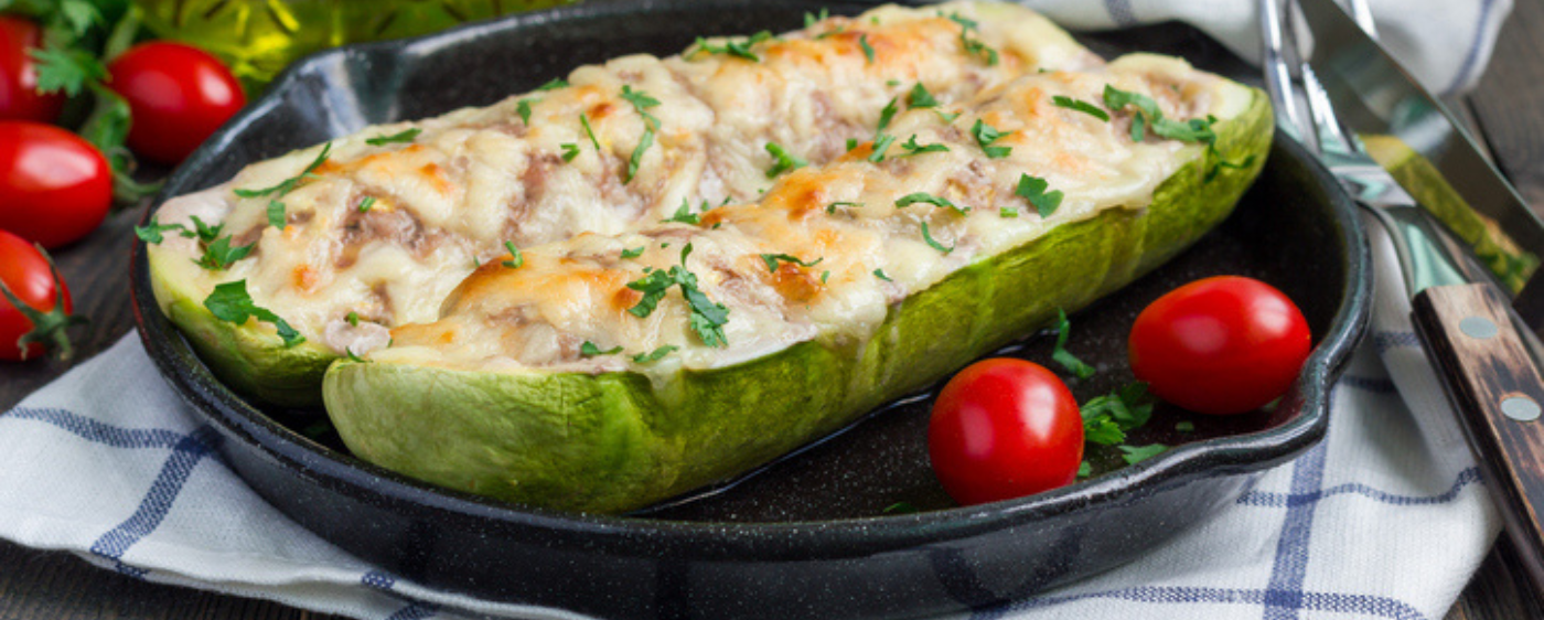 Stuffed Zucchini Squash